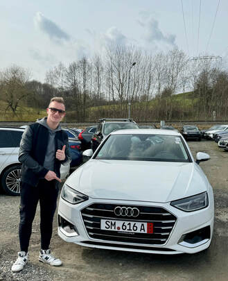 Christian Poliseno fondatore di ImportCars.it con Audi importata dalla Germania